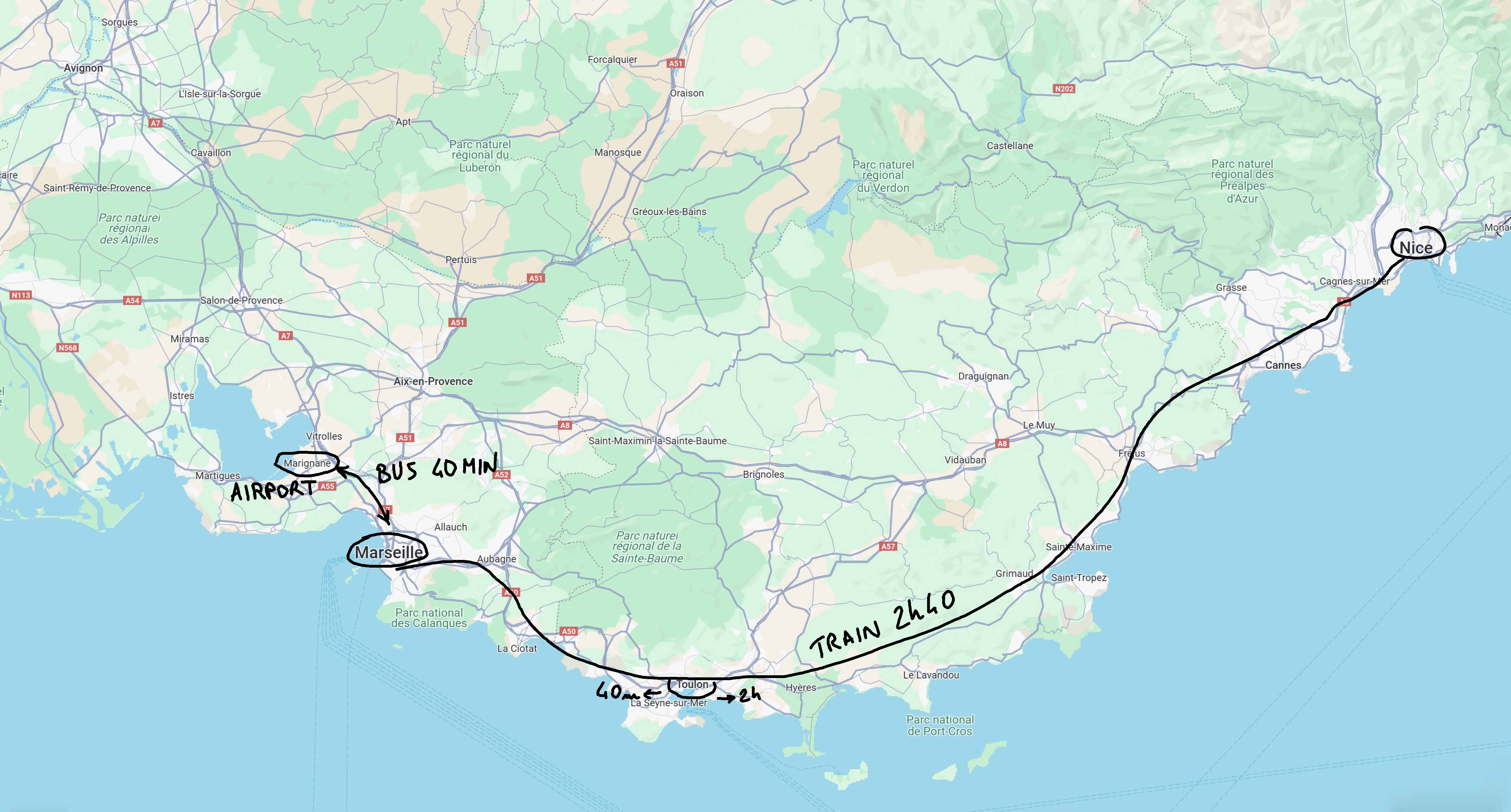 Regional Connections Map